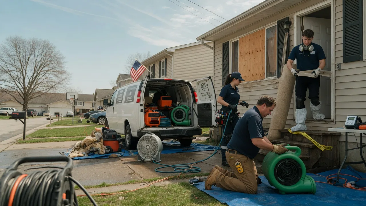 Water Damage Restoration in Puryear, TN near me